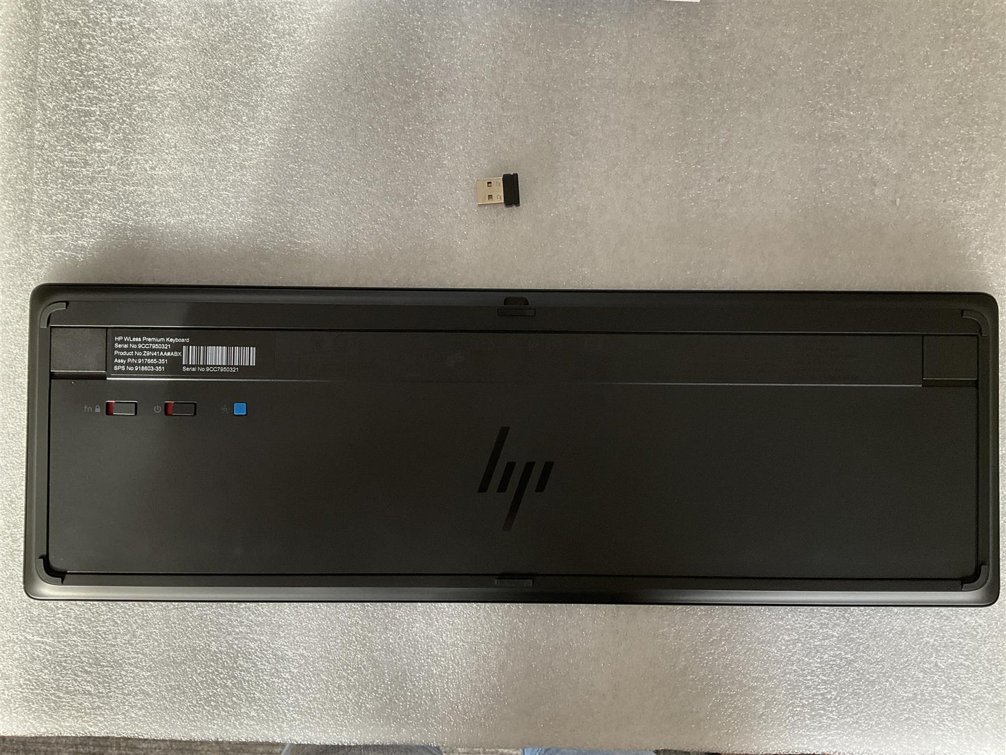 HP 918603-351 917665-351 Z9N41AA Premium USB Wireless Keyboard HAS-S003K Finnish