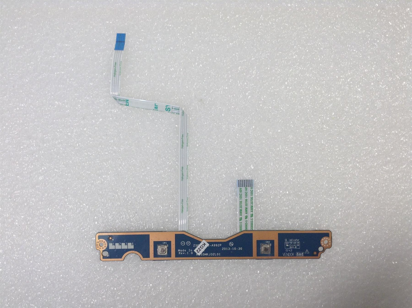 Hp 15-G 749651-001 TouchPad Button Board With Cables Genuine Original NEW