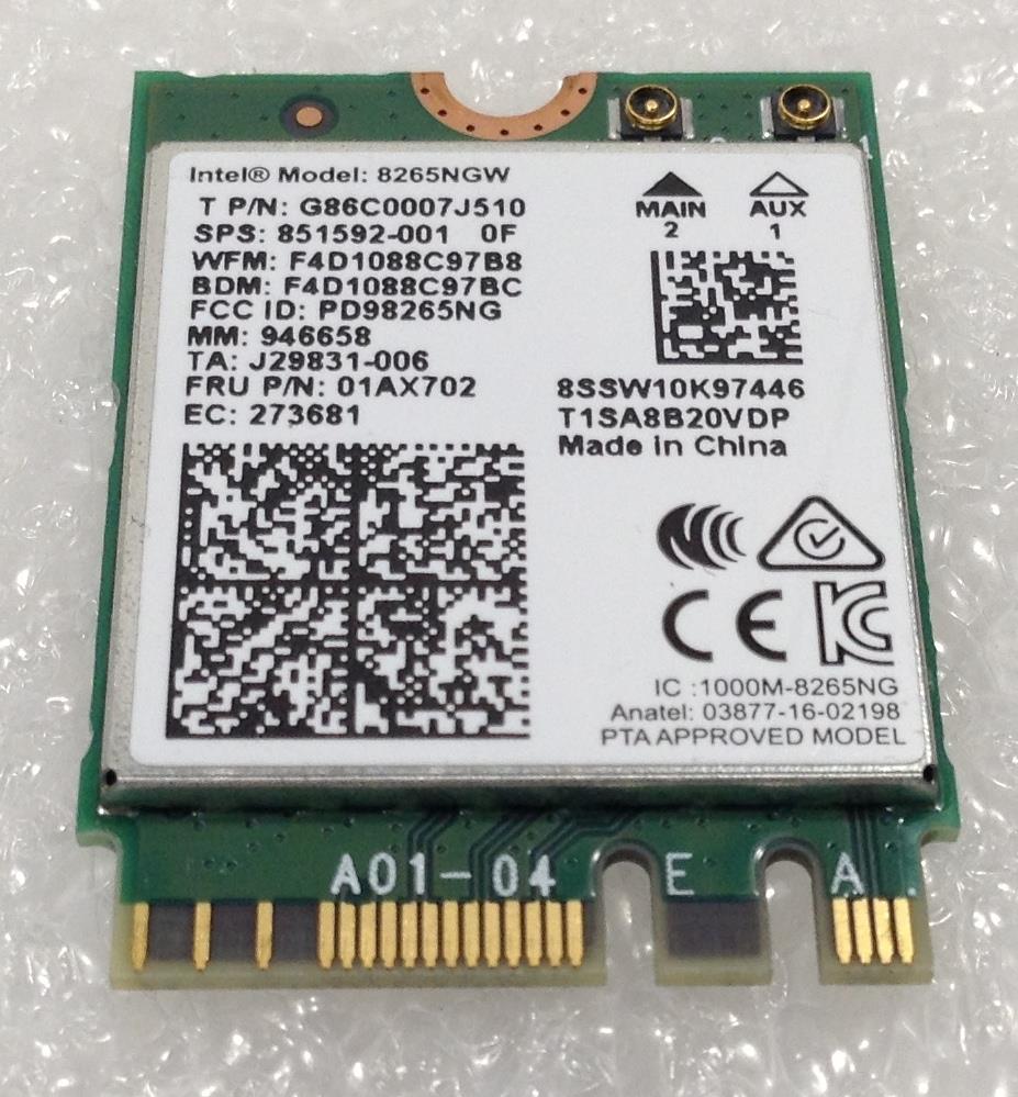 Intel Dual Band Wireless 8265NGW M.2 Wireless Card Bluetooth NEW Genuine