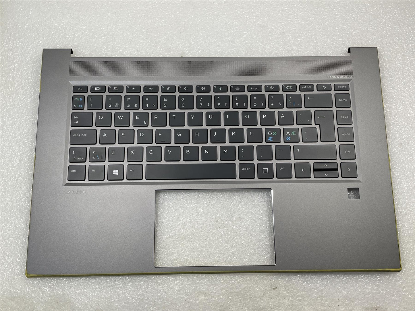 For HP ZBook Studio G7 M14609-DH1 Danish Finnish Norwegian Palmrest Keyboard NEW