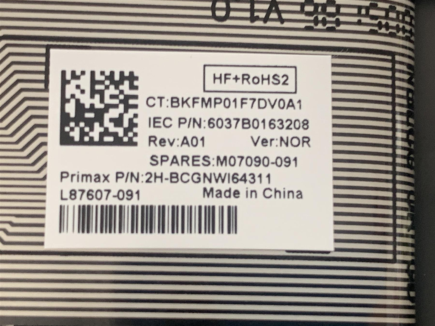 HP ZBook Firefly 14 G8 M07131-091 Norwegian Keyboard Norway Norse Palmrest UMA