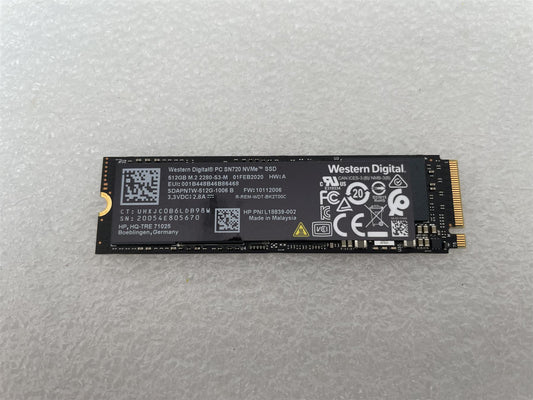 HP L09244-001 Western Digital WD SN720 NVMe M.2 SDAPNTW SSD Solid State Drive