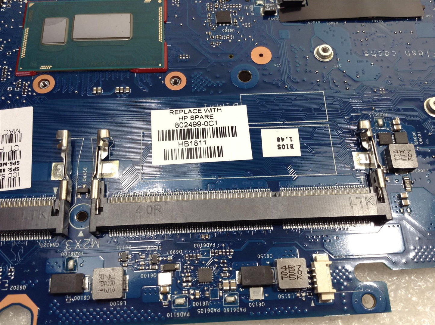 HP EliteBook 720 820 G1 PC Intel i7-4600U 802499-0C1 802499-001 802502 Motherboard NEW