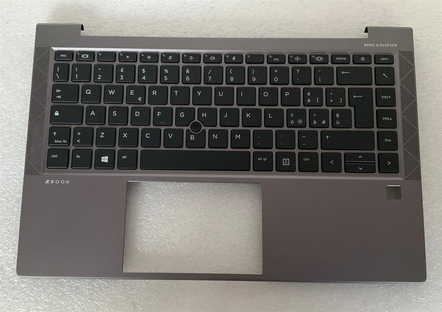 HP ZBook Firefly 14 G7 M07130-061 Italy Italian Keyboard Palmrest Top Cover NEW