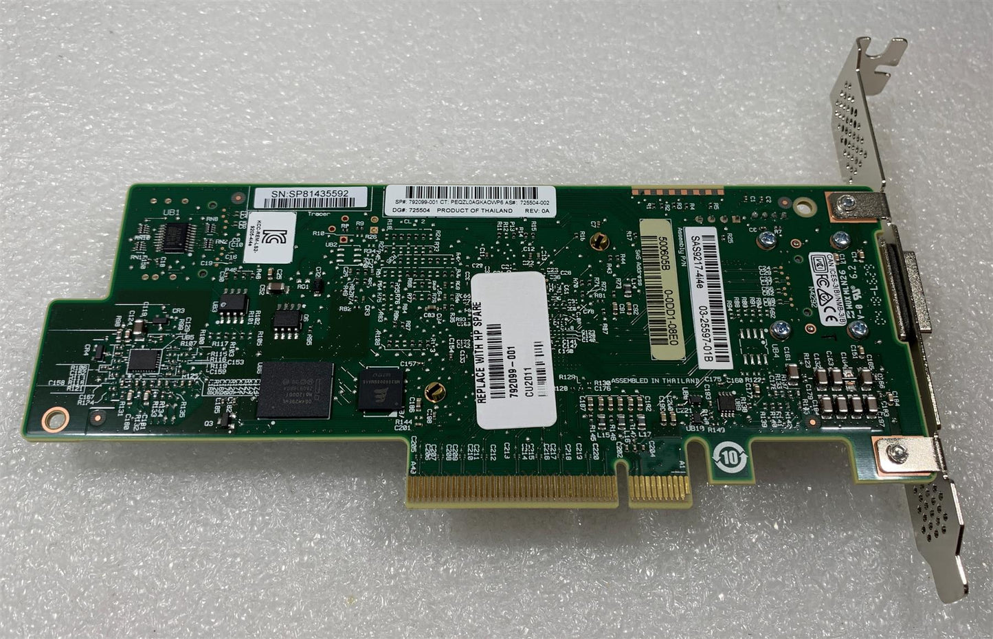 HP 792099-001 LSI SAS9217-4i4e RAID Controller 8 Ports PCIe HP LSI 927-4i4e SAS