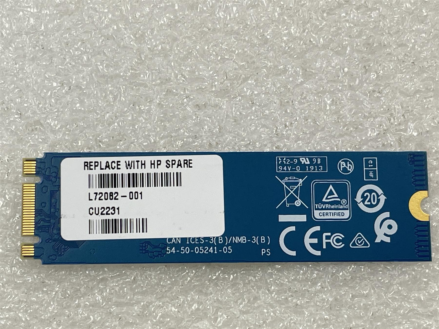 For HP L72082-001 Western Digital SN520 M.2 NVMe Solid State Drive SSD 256GB NEW