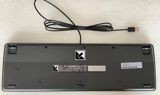 For HP Business Slim 803181-031 USB Wired Keyboard Black UK English KU-1469 NEW