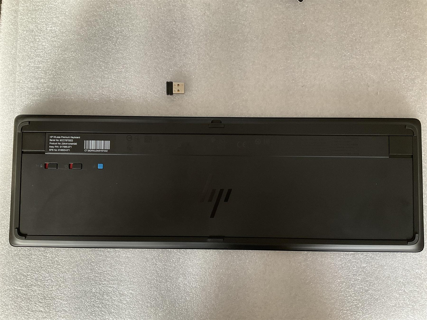 HP 918603-071 917665-071 Z9N41AA Premium USB Wireless Keyboard HAS-S003K Spanish