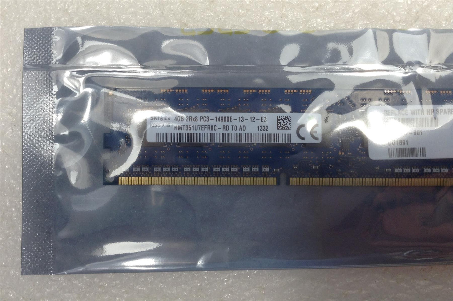 HP 733483-001 RAM 4GB 4 GB 1866 PC3-14900E Dual Memory ECC NEW
