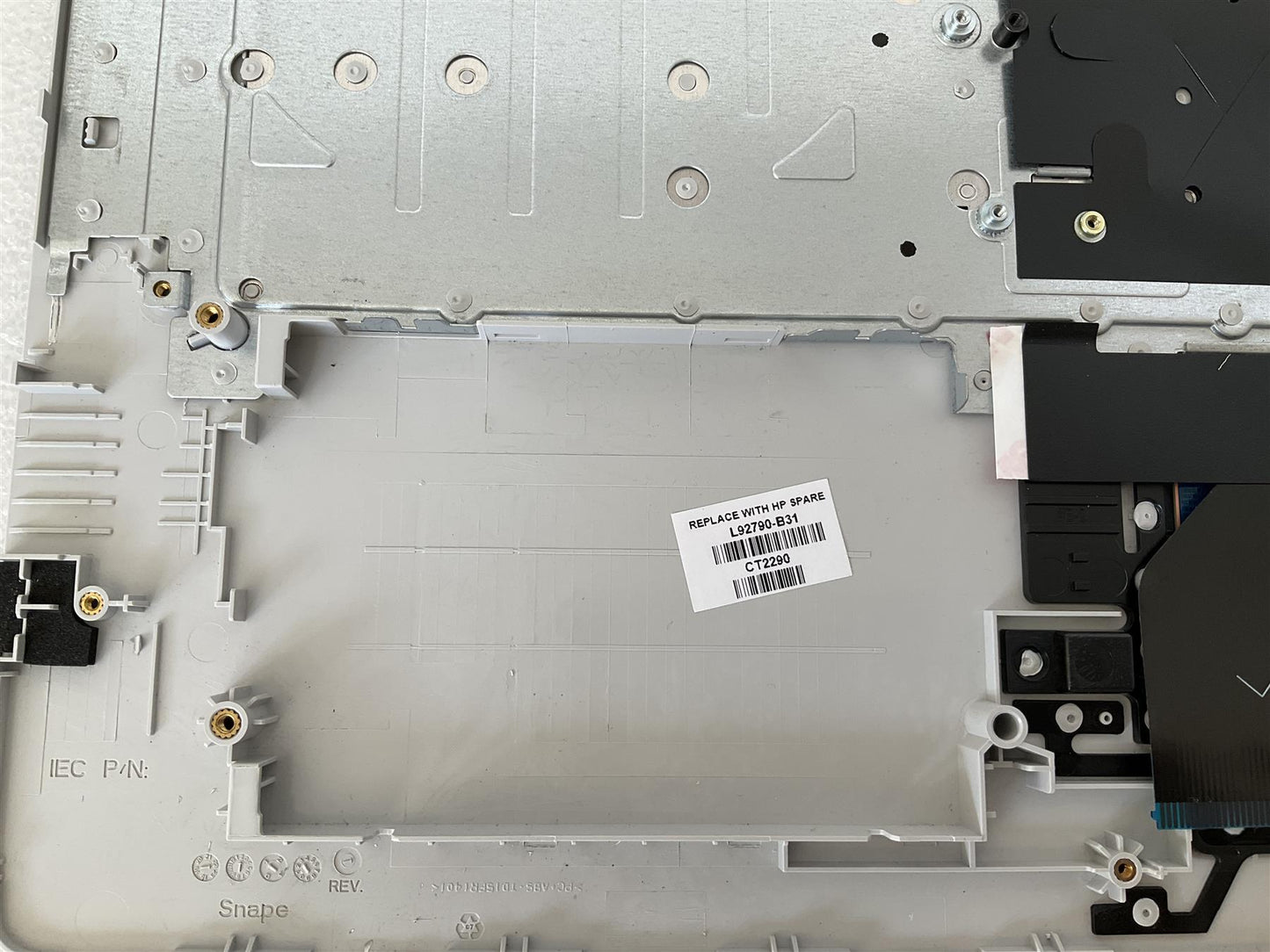 HP 17 LAPTOP 17-BY M01206-B31 L92790-B31 US int. English International also named dutch Keyboard Palmrest NEW