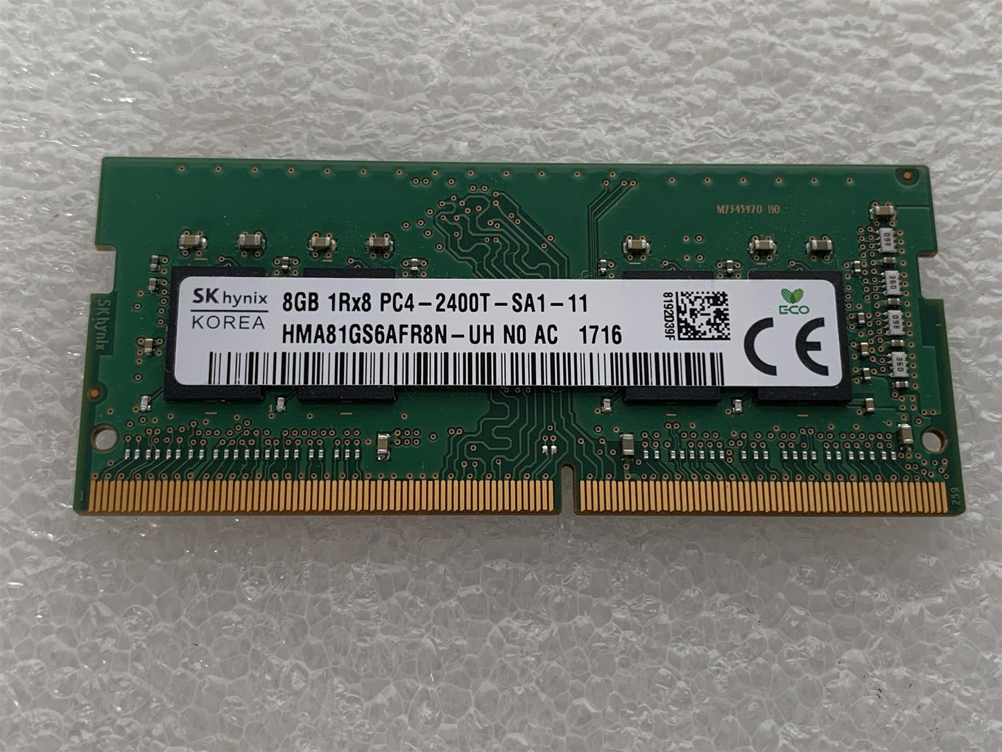 SK Hynix 8GB HMA81GS6AFR8N - UH NO AC 1Rx8 PC4 - 2400T Ram Memory Original NEW