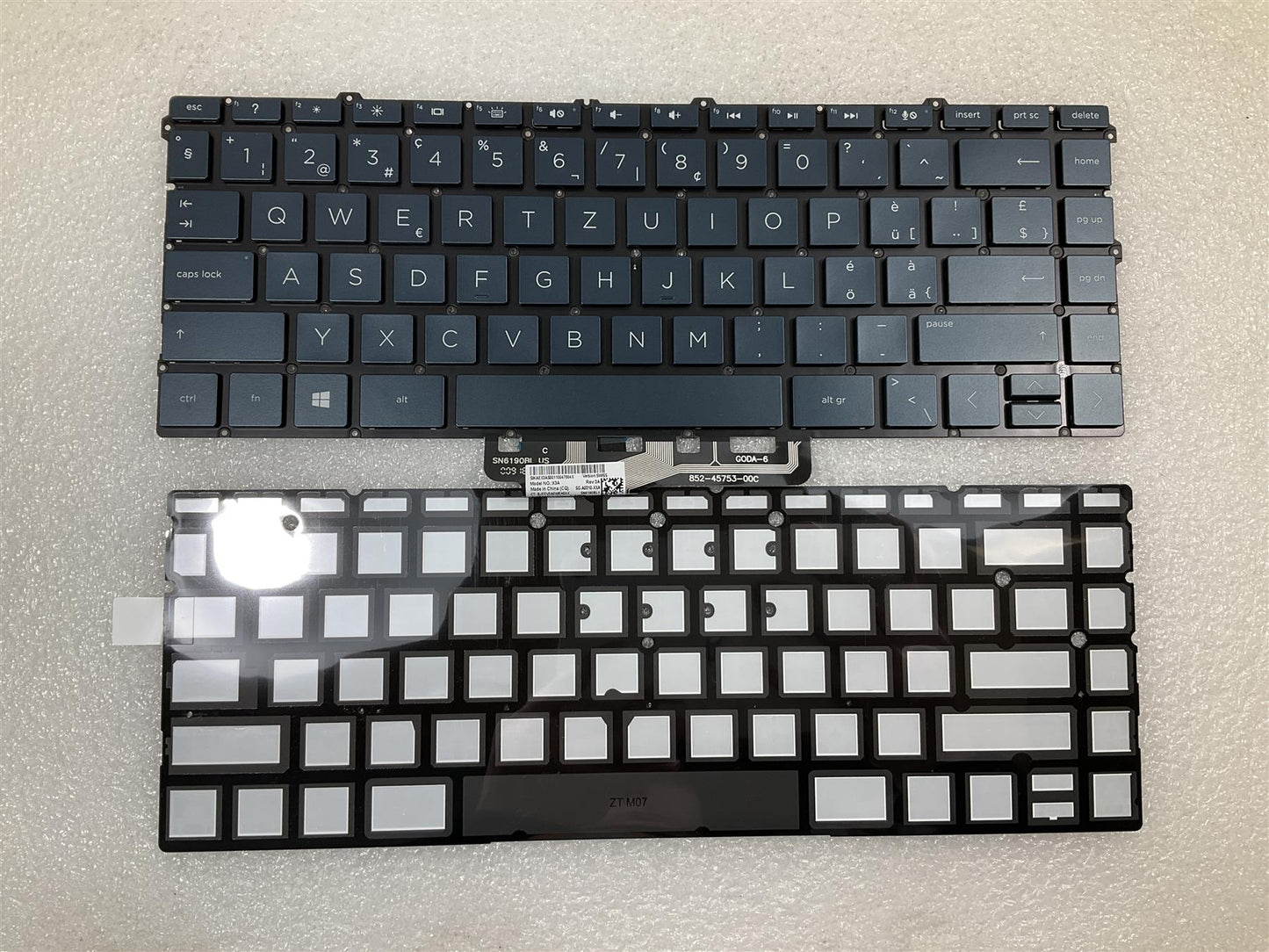 HP SPECTRE X360 13T-AW 13-AW L77432-BG1 L73749-BG1 SWISS Switzerland Keyboard