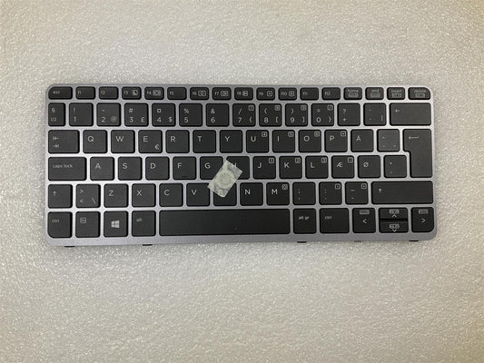 for HP EliteBook 820 720 725 G1 G2 776451-081 Denmark Danish Danca Keyboard NEW