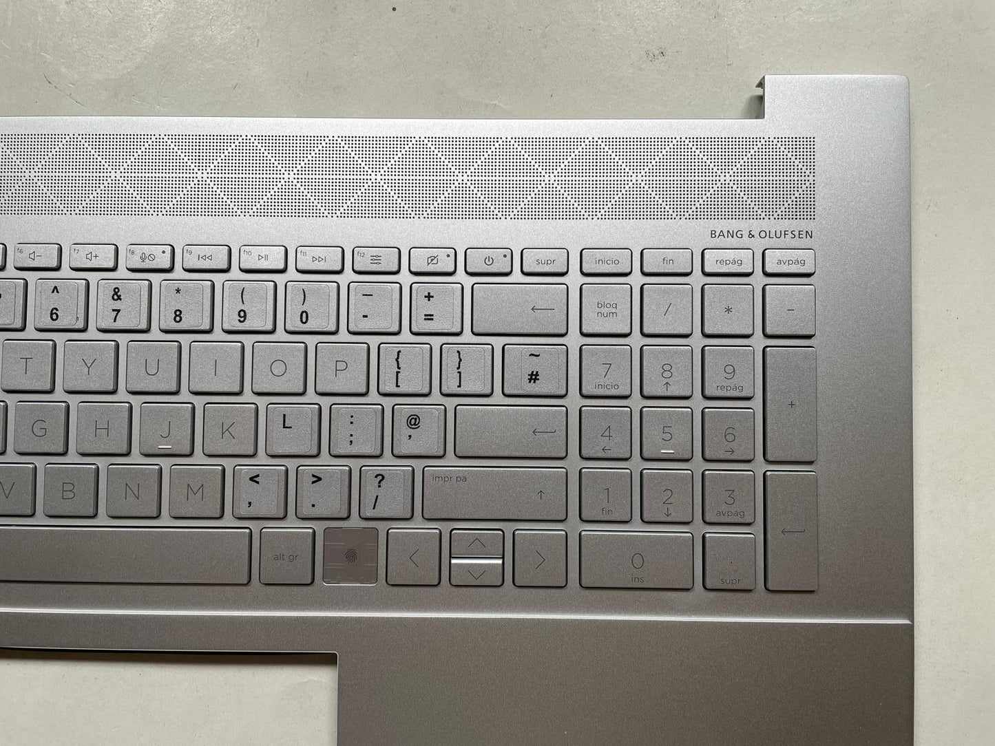 HP 17-CG 17T-CG L92316-031 L87983-031 UK English Keyboard Palmrest with Sticker
