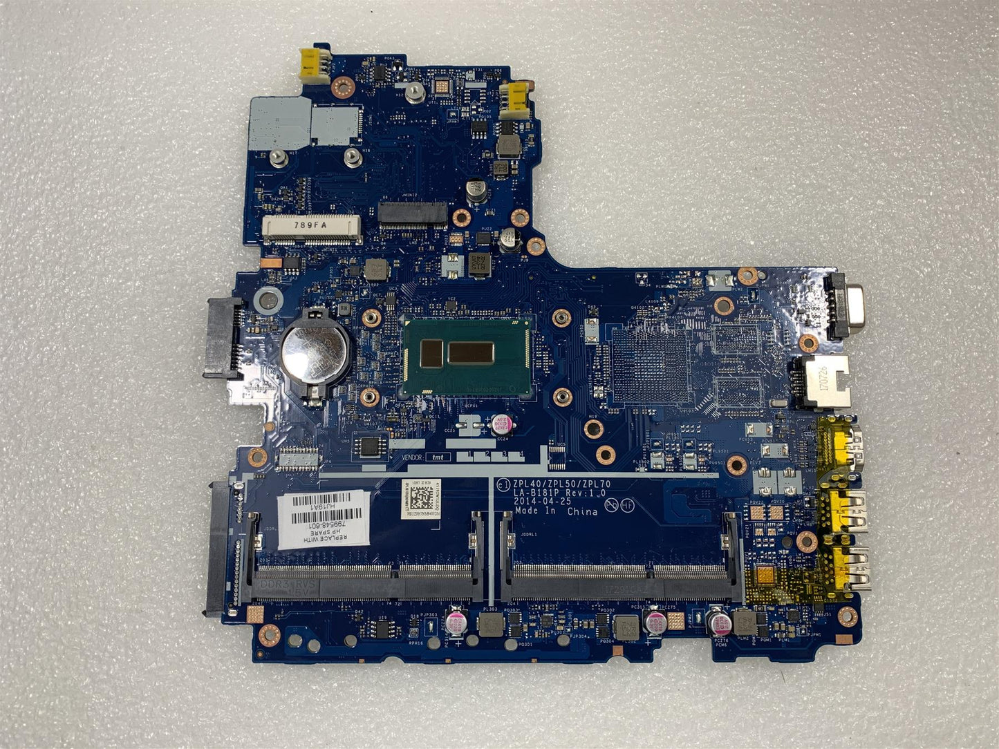 HP ProBook 450 G2 799548-601 also sending 768146 501 001 Intel Celeron 3205U Motherboard Genuine NEW