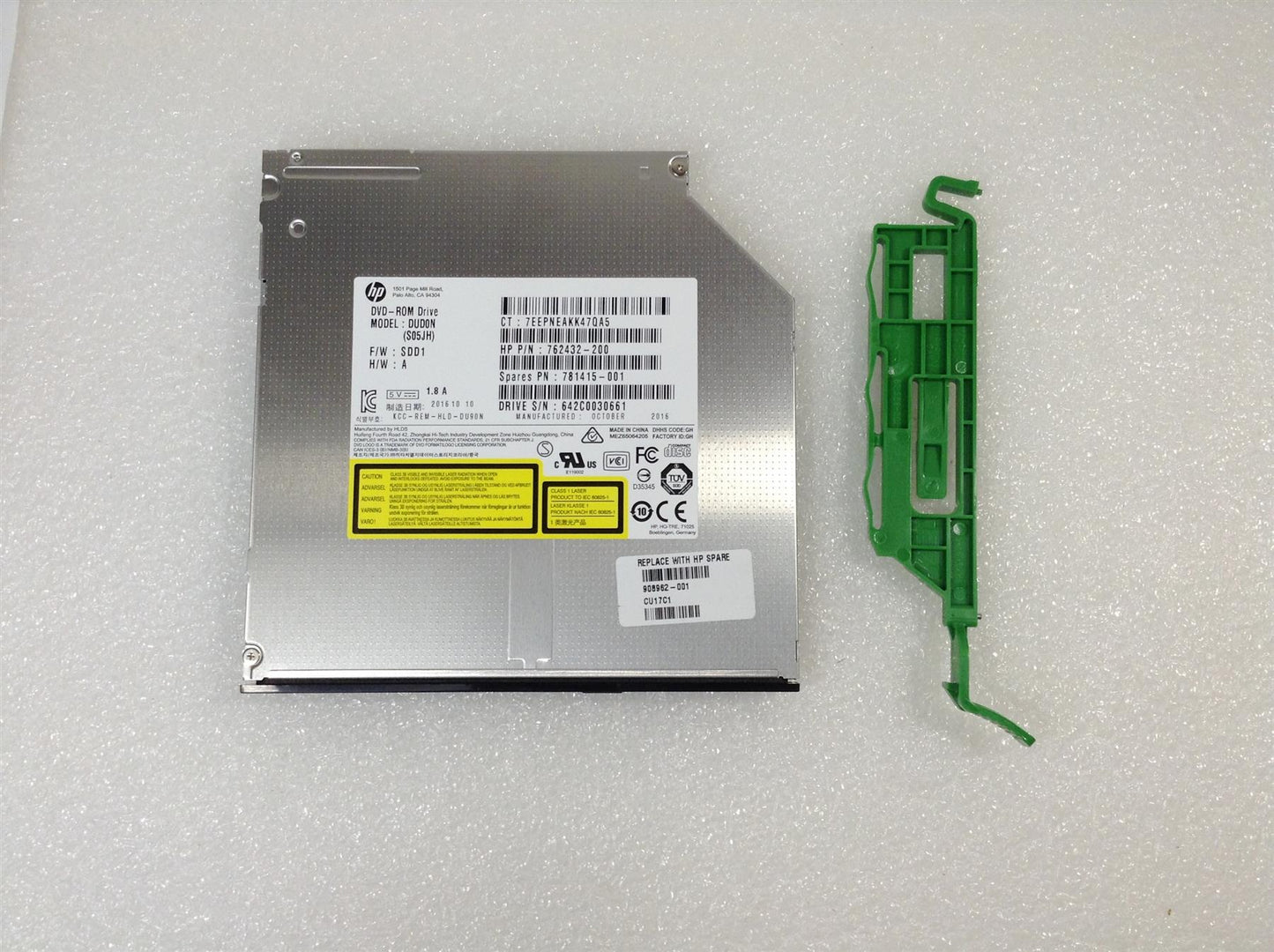 Hp 280 G2 908962-001 DVD ROM Drive ODD Optical Optic Disc Disk drive 9.5 Slim Genuine Original NEW