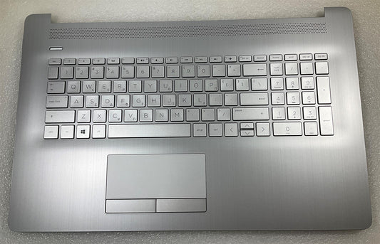 For HP 17 LAPTOP 17-BY M01206-151 L92790-151 Greece Greek Palmrest Keyboard NEW