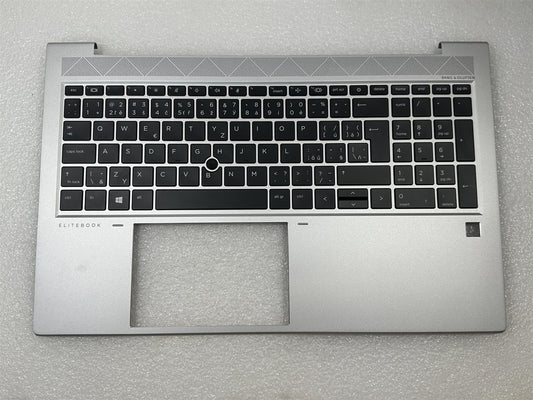 For HP EliteBook 855 G7 M21678-FL1 Czech Slovakia Palmrest Keyboard Top Cover