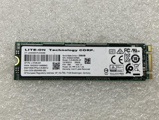 For HP L67949-001 Lite On Solid State Drive SSD 256GB M.2 CV8-8E256-HP NEW