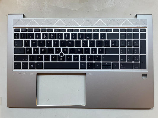 HP EliteBook 855 G7 M21677-031 English UK Keyboard Palmrest Genuine STICKER NEW