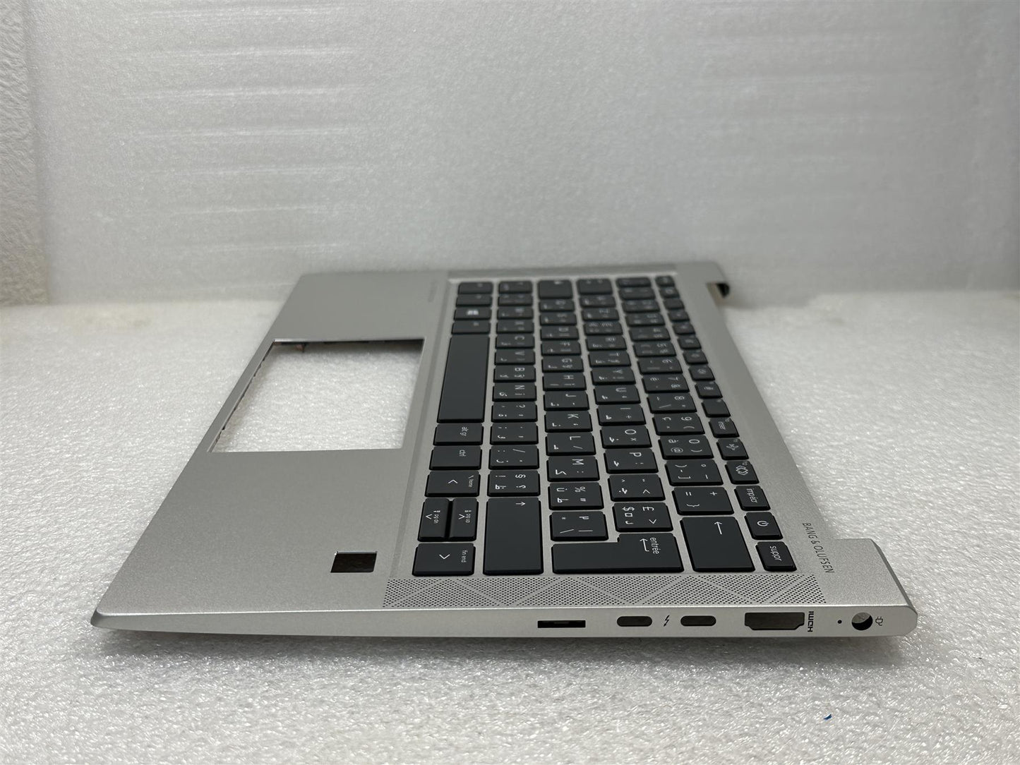 For HP EliteBook 830 G8 AZERTY Arabic M36415-FP1 Palmrest Keyboard Top Cover