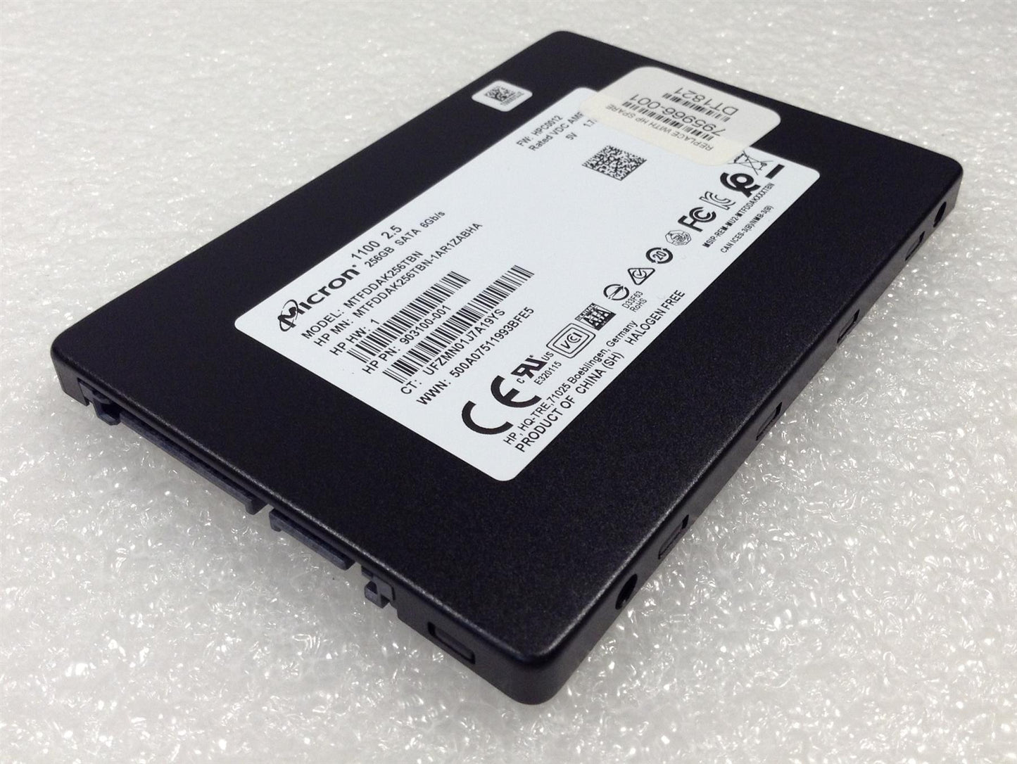 HP ZBook 17 G2 795966-001  SATA-3 interface 2.5 256GB SSD NEW Genuine Original