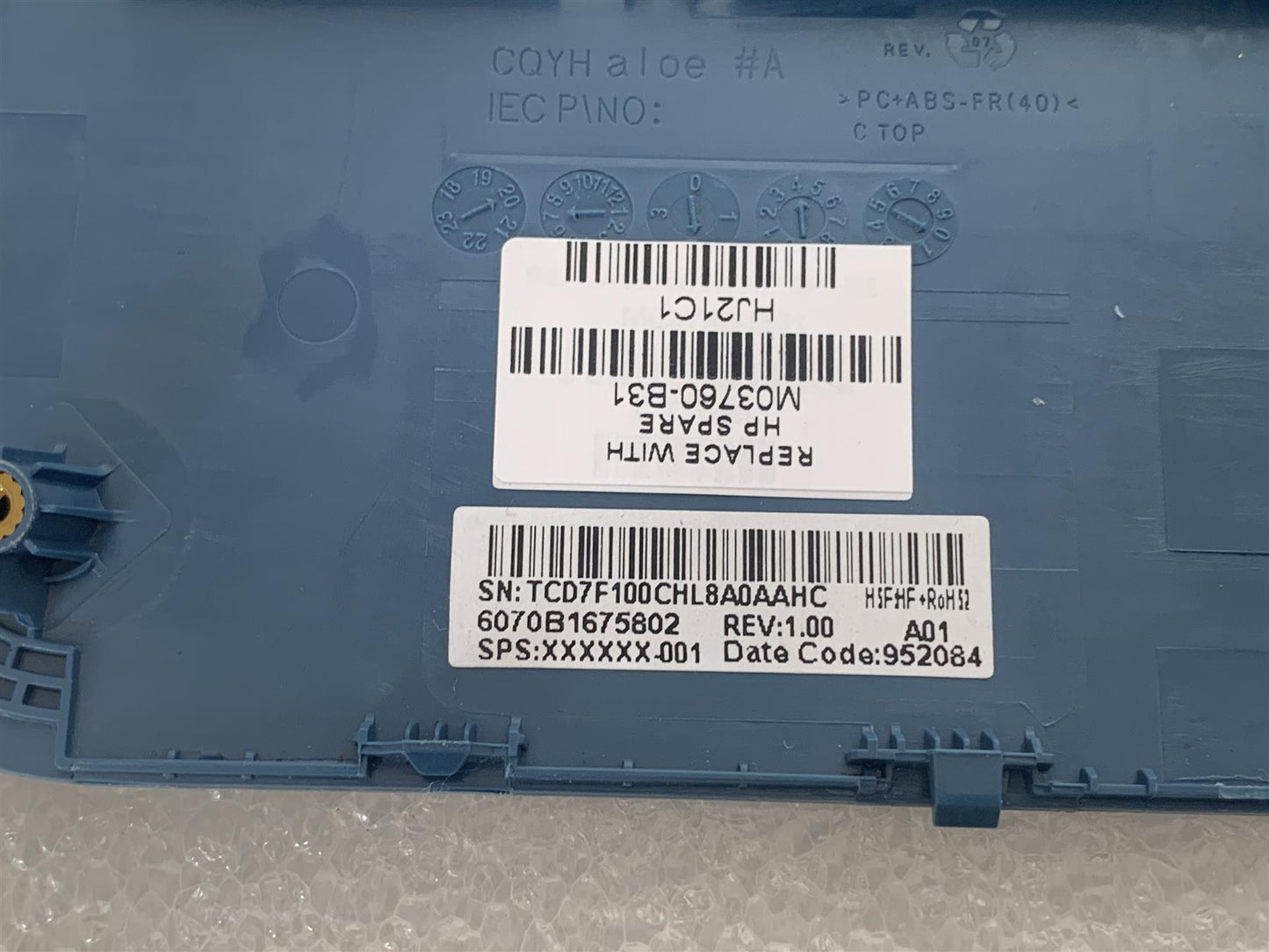 HP ProBook x360 11 G6 EE M03760-B31 int. English International also named dutch US Generic Keyboard Palmrest