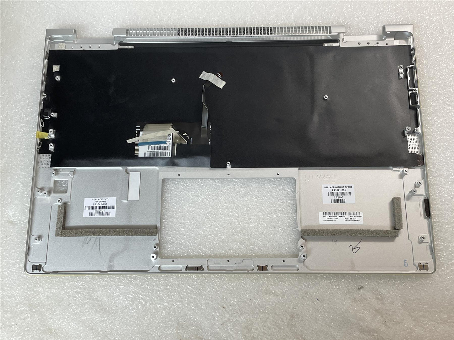 For HP EliteBook x360 1040 G5 L41041-251 Russian Russ Palmrest Keyboard NEW