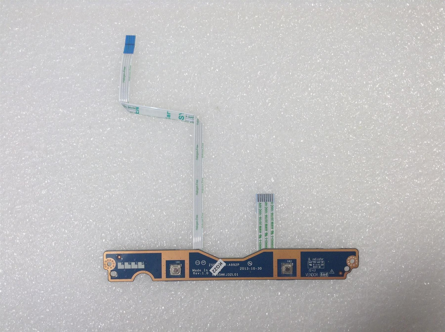 Hp 15-G 749651-001 TouchPad Button Board With Cables Genuine Original NEW