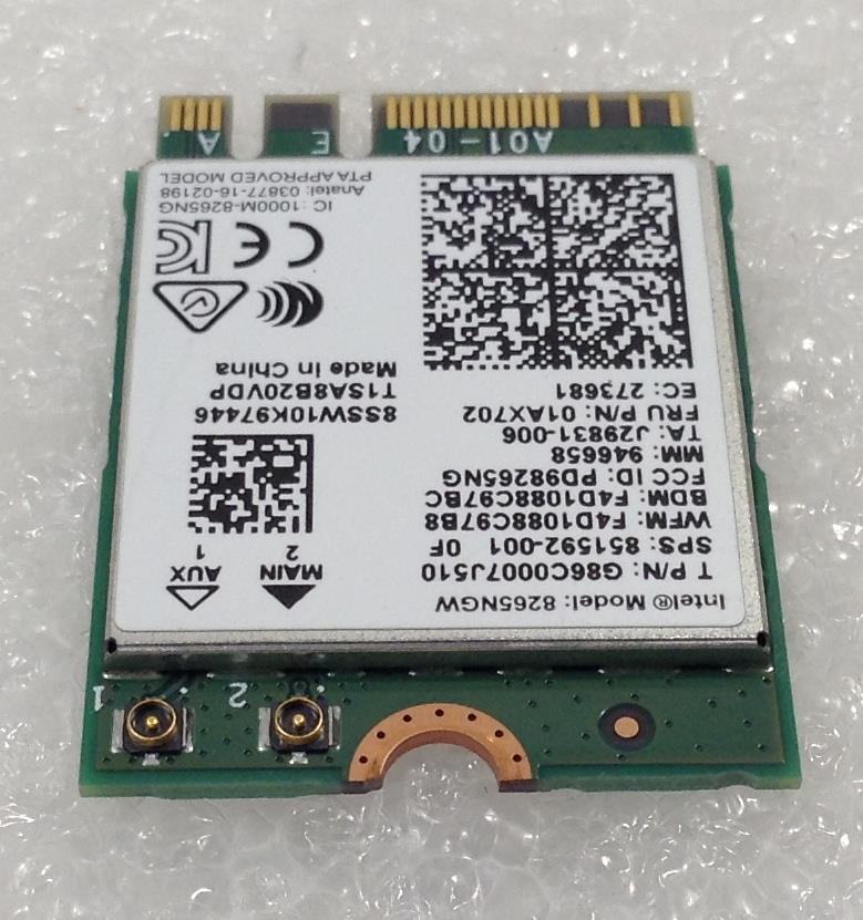 Intel Dual Band Wireless 8265NGW M.2 Wireless Card Bluetooth NEW Genuine