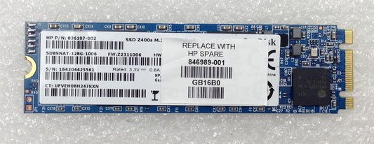 HP ProBook 11 G2 Education Edition 846989-001 128GB M2 SATA-3 SSD NEW Original