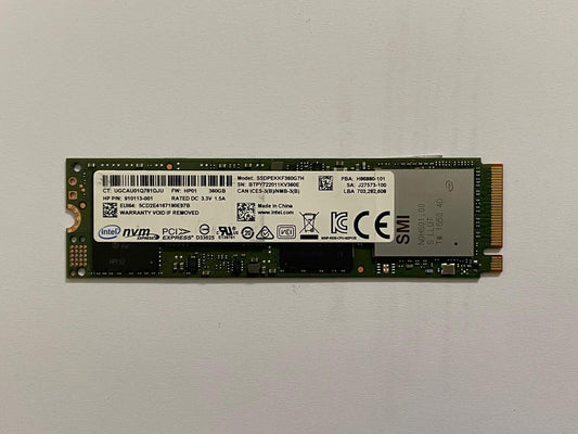 HP 919691-003 001 Intel 360GB SSD M.2 NVMe PCIe SSDPEKKF360G7H Solid State Drive