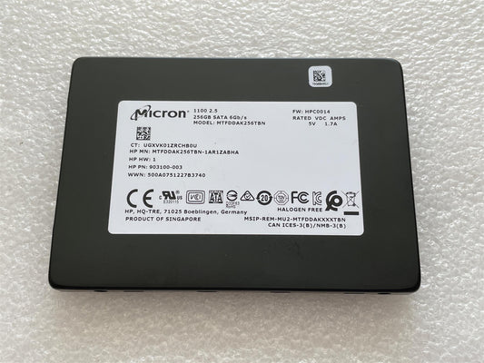 For Hp 816723-001 Micron 1100 2.5 inch MTFDDAK256TBN SSD Solid State Drive NEW