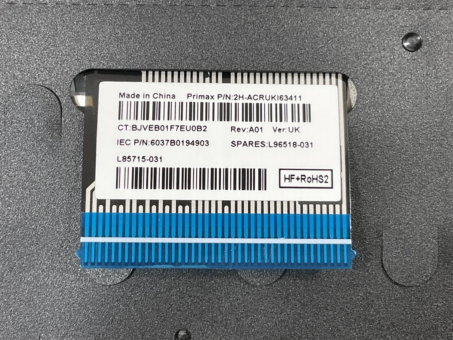 HP Pavilion X360 14-DW M01288-031 L96520-031 UK English Keyboard Palmrest NEW