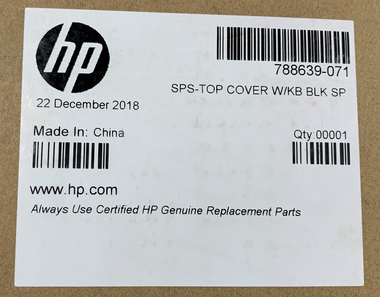 HP Chromebook 11 G3 788639-071 Spanish Keyboard Spain Palmrest Genuine NEW