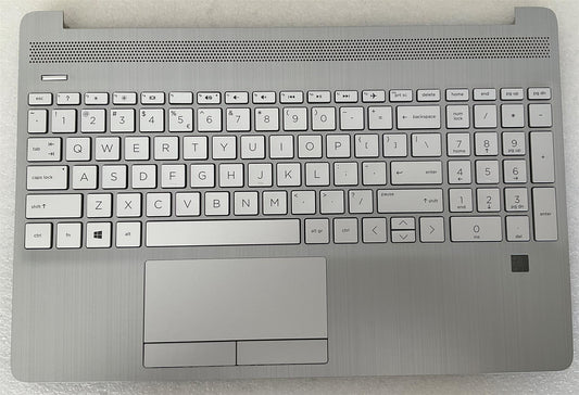 HP 250 255 G8 G9 15-DW 15Z-GW 15S-DU 15S-GU L53741-B31 US English International Keyboard Palmrest NEW