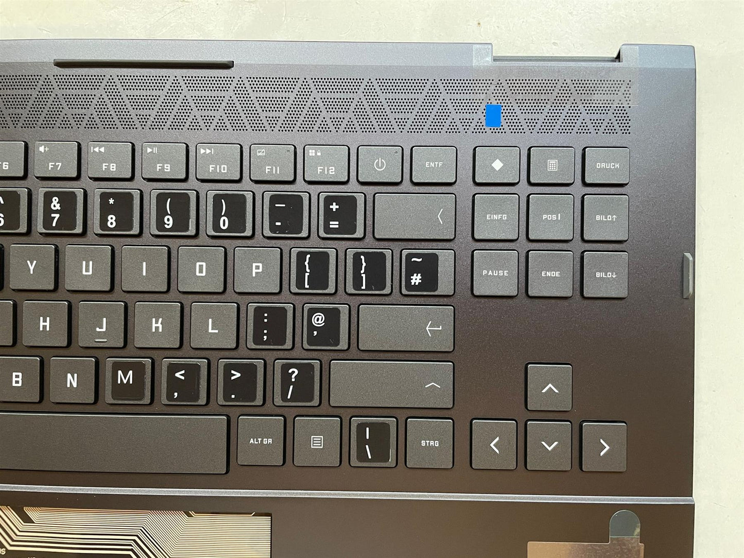 For HP OMEN 16-C M76273-031 M57199-031 UK English Keyboard Palmrest Sticker NEW
