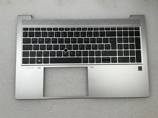 For HP EliteBook 855 G7 M21679-B71 Swedish Palmrest Keyboard Top Cover NEW