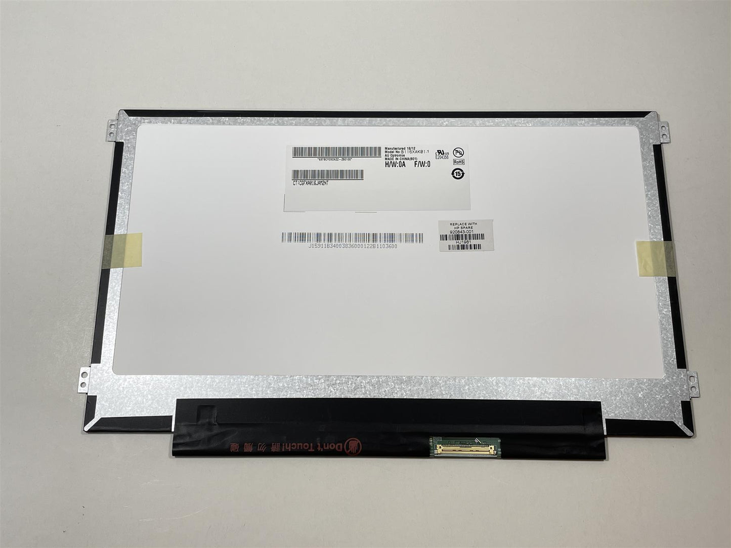 for HP 920843-001 B116XAK01.1 11.6 inch also for L04050-001- 693361-001 572826-CJ1 HD IPS Screen Display 40 pins Genuine NEW