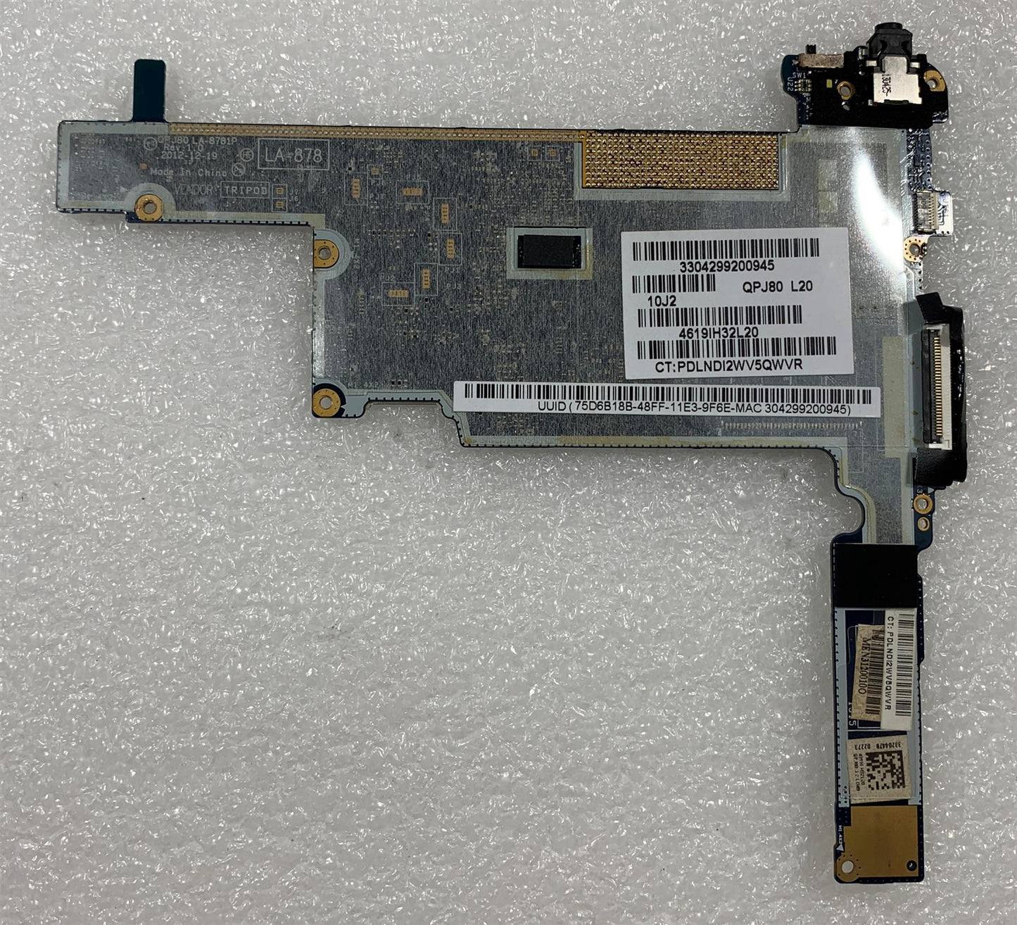 HP ElitePad 900 724353-001 Intel Atom z2760 64-GB of eMMC Motherboard NEW