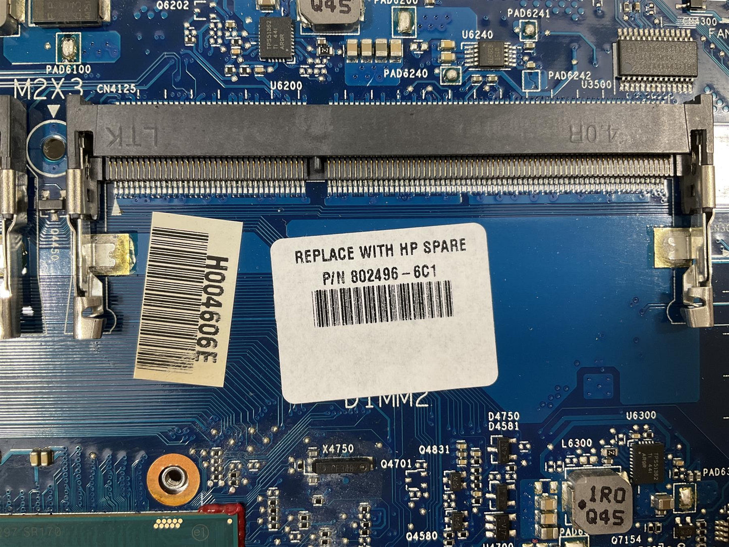 HP EliteBook 720 820 G1 802496-6C1 817917 Intel I5-4200U Motherboard Touchscreen