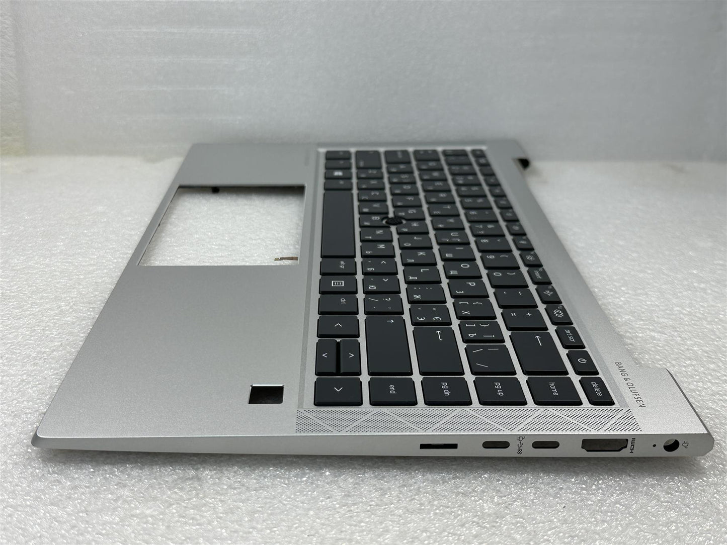 For HP EliteBook 845 G8 M52490-BD1 Ukranian Ukraine Palmrest Keyboard Top Cover