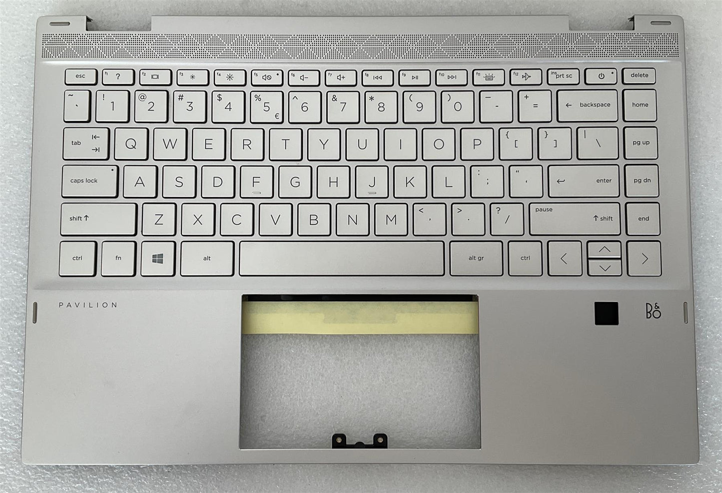 HP Pavilion x360 14-DW M01291-B31 L96523-B31 US English Keyboard Palmrest int. English International also named dutch European (also for Compatible L85714-B31 L85714-001 L85714-031 )