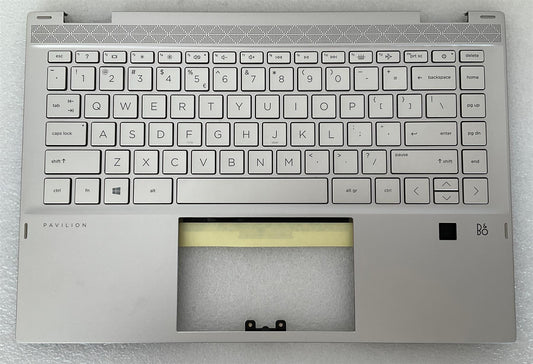 HP Pavilion x360 14-DW M01291-B31 L96523-B31 US English Keyboard Palmrest int. English International also named dutch European (also for Compatible L85714-B31 L85714-001 L85714-031 )