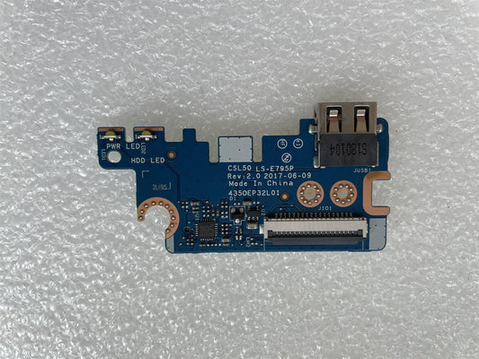 For HP 15-BS 15-BW 250 255 G6 924991-001 USB SD Card Reader Port PCB Board NEW