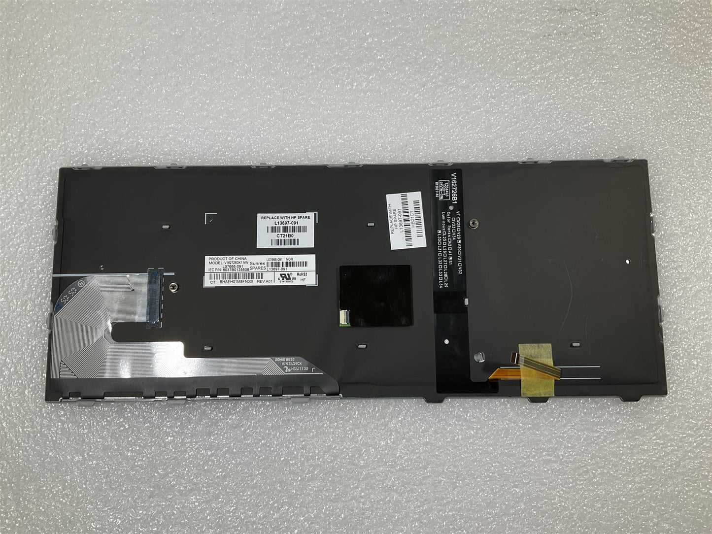 for HP Elitebook 730 735 830 835 G5 G6 L13697-091 Norway Norvegian Keyboard NEW