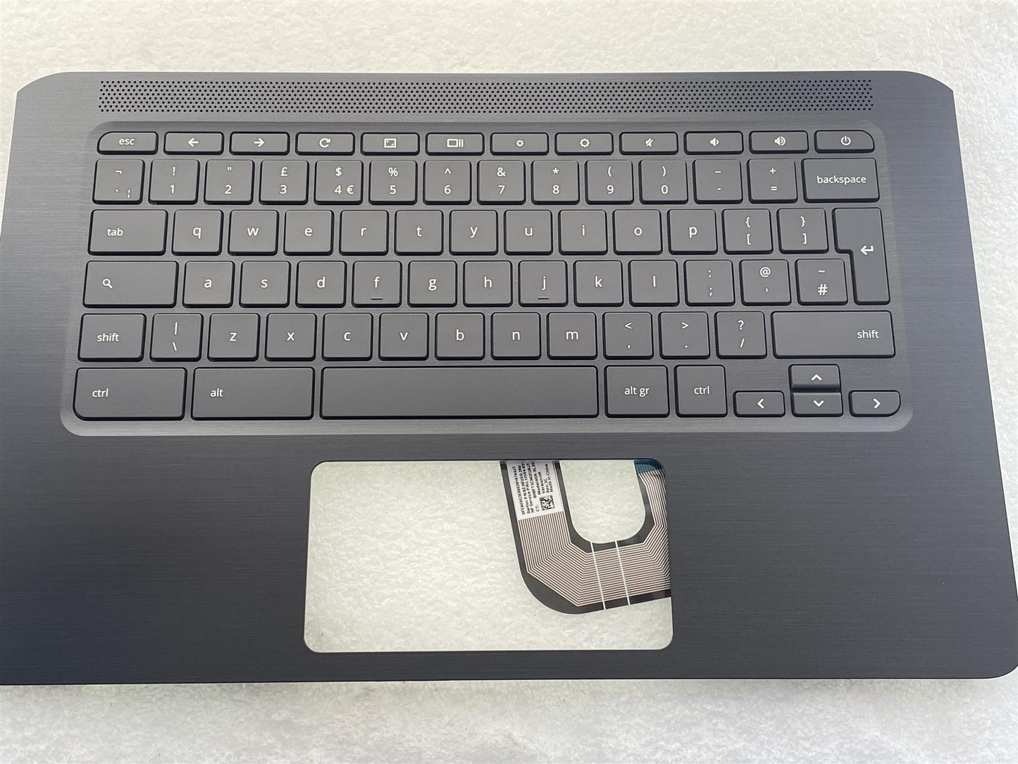 For HP Chromebook 14A G5 L14355-031 English UK Keyboard Palmrest NEW