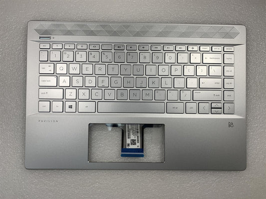 HP Pavilion 14-CE L26427-B31 L19194-B31 int. English International also named dutch US Keyboad Layout Palmrest