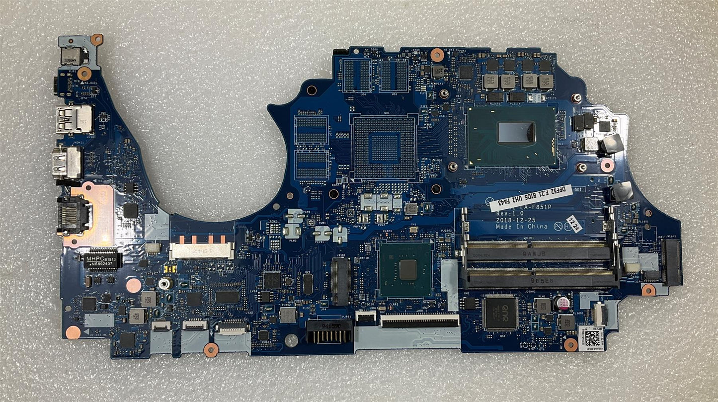 for HP ZBook 15v G5 L85458-001 601 Intel Core i7-9750H CPU UMA Motherboard NEW