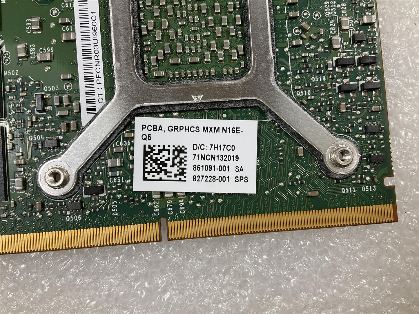HP ZBook 17 G3 827228-001 NVIDIA Quadro M5000M N16E-Q5 8GB GDDR5 Graphics GPU